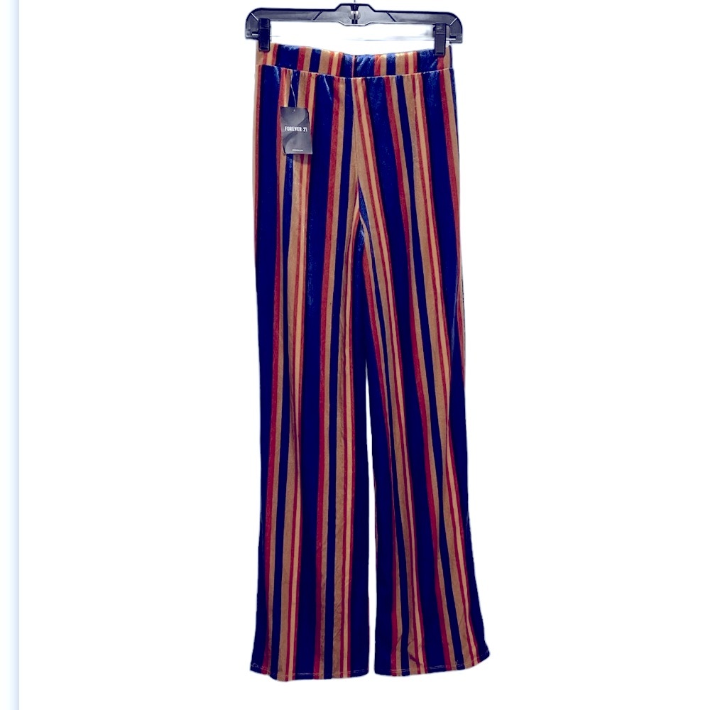 NWT Forever 21 wide leg velour pants